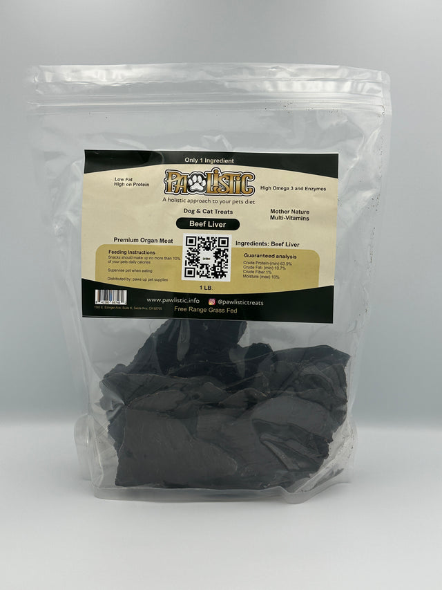 Pawlistic Beef Liver Treat Bag 
