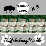 Buffalo lungs Bundle for cats and dogs 