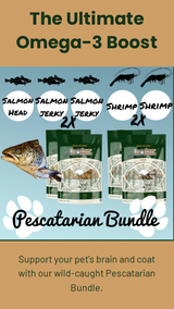 Pescetarian Pup Delight: Snag 5 for $55 of A Sea-Inspired Bundle for Health and Happiness!