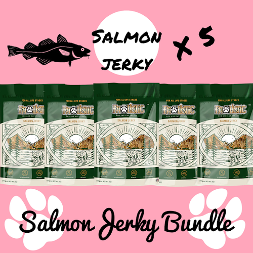 Salmon Jerky For cats and dogs 