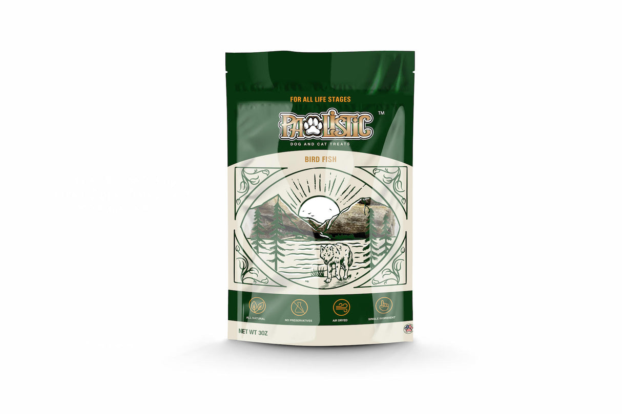 Pawlistic Halfbeak Fish Treats for Dogs & Cats - 3oz - Single Ingredient, All-Natural, Wild Caught, Made in USA, Rich in Omega-3s